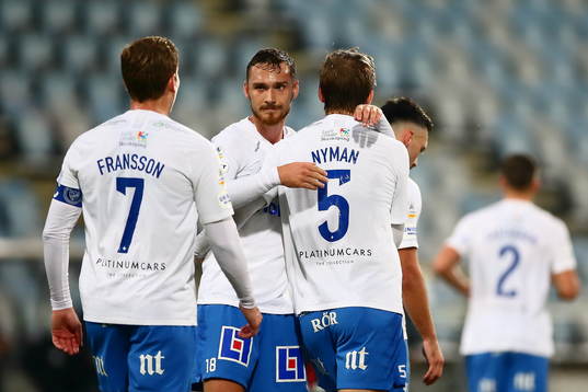 IFK Norrköpings Linus Wahlqvist kramar om Christoffer Nyman