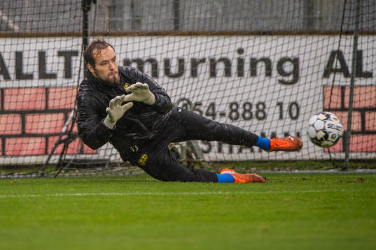 Mjällbys målvakt Carl-Johan Eriksson