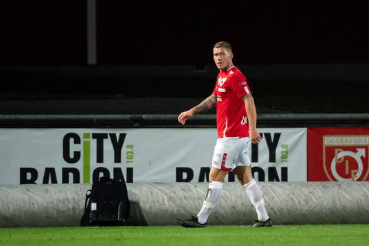 Degerfors Victor Edvardsen jublar