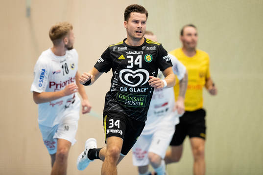 Sävehofs Sebastian Karlsson jublar
