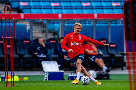 Martin Ødegaard of the Norwegian national football team