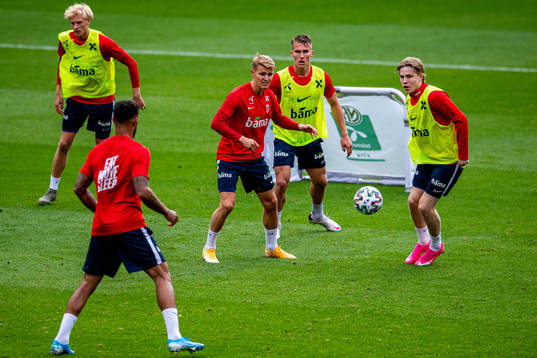 Martin Ødegaard, Leo Skiri Østigård and Jens Petter