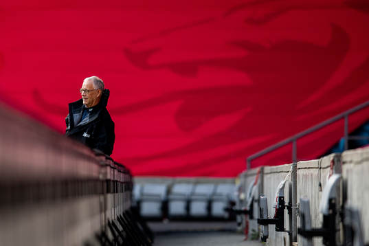 Lars Lagerbäck, head coach of the Norwegian national
