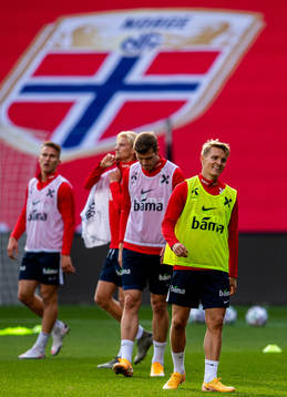 Martin Ødegaard of the Norwegian national football team