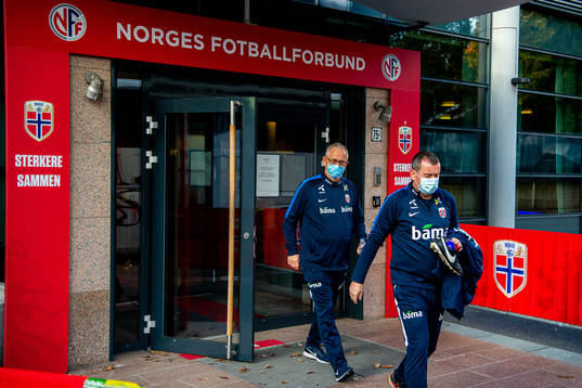 Lars Lagerbäck, head coach of the Norwegian national