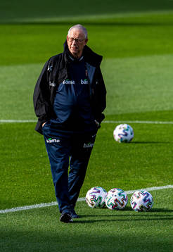 Lars Lagerbäck, head coach of the Norwegian national