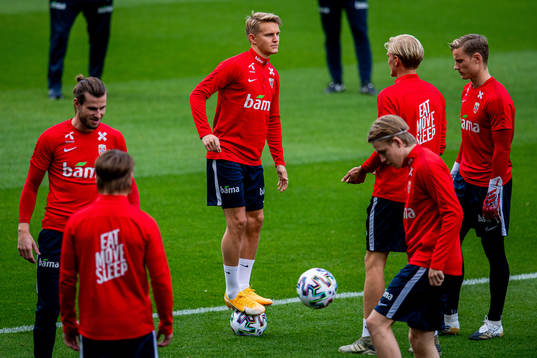 Martin Ødegaard of the Norwegian national football team