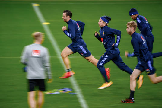 Emil Forsberg of the Swedish national football team