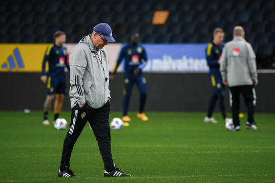 Head coach Janne Andersson of the Swedish national football
