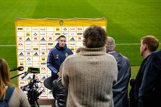 Goalkeeper Robin Olsen of the Swedish national football team