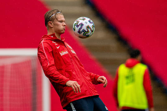Erling Braut Haaland of the Norwegian national football team
