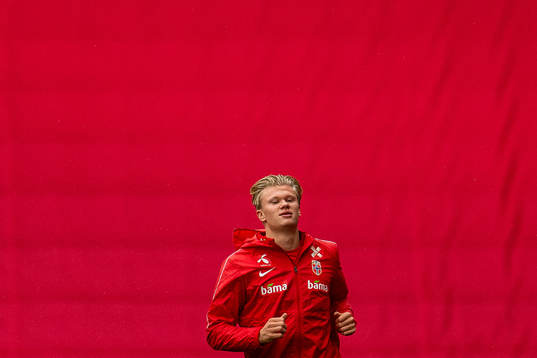 Erling Braut Haaland of the Norwegian national football team