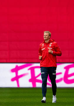 Erling Braut Haaland of the Norwegian national football team
