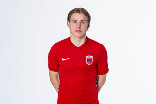 Jens Petter Hauge of the Norwegian national football team