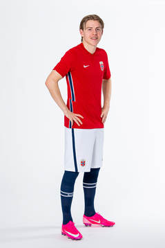 Jens Petter Hauge of the Norwegian national football team