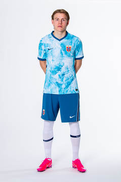 Jens Petter Hauge of the Norwegian national football team