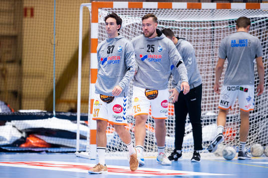 Kristianstads Zoran Bozic och Ludvig Jurmala Åström