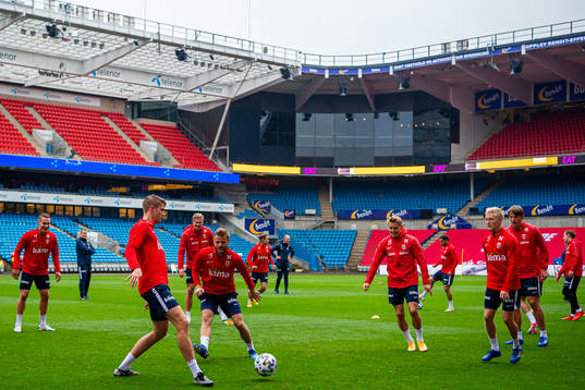 Kristoffer Ajer, Fredrik Midtsjø, Martin Ødegaard and