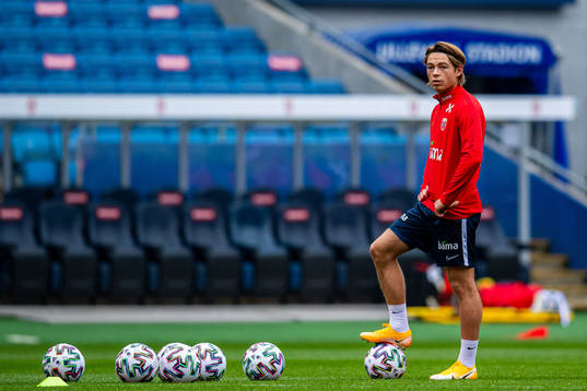 Patrick Berg of the Norwegian national football team