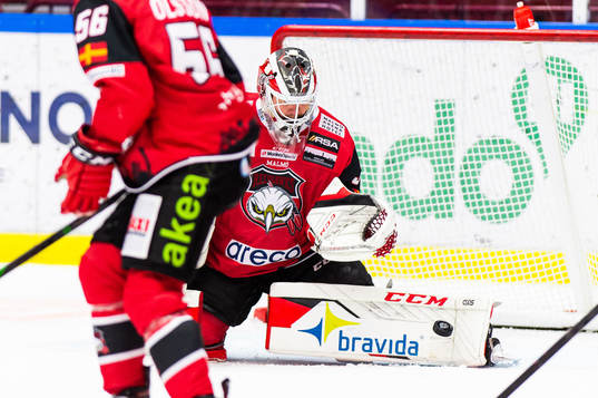Malmö Redhawks målvakt Lars Volden
