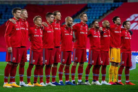 Alexander Sørloth, Erling Braut Haaland, Martin Ødegaard,