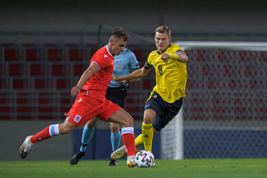 Irvin Latic of Luxembourg and Svante Ingelsson of Sweden