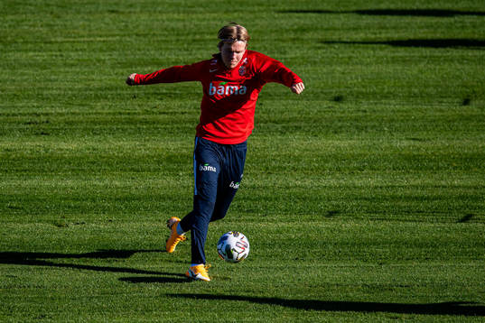 Jens Petter Hauge of the Norwegian national football team