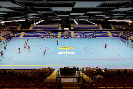 Interiör vy över Baltiska Hallen