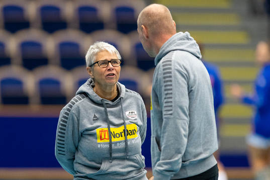 HK Malmös assisterande tränare Birthe Hansson och