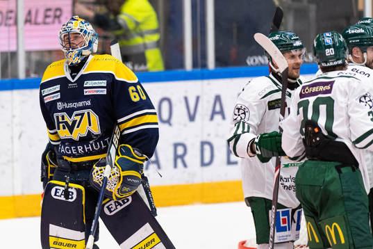 s målvakt Hugo Alnefelt deppar