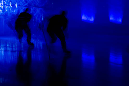 HV71-spelare vid introt