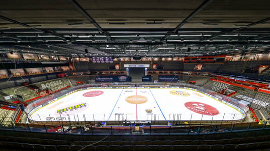 SAAB Arena före ishockeymatchen i SHL mellan Linköping