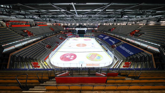 SAAB Arena före ishockeymatchen i SHL mellan Linköping