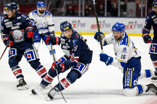 Linköpings Patrik Lundh och Leksands Daniel Gunnarsson