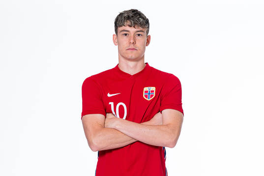 Jørgen Strand Larsen of the Norwegian national under-21