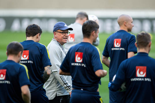 Head coach Janne Andersson of the Swedish national football