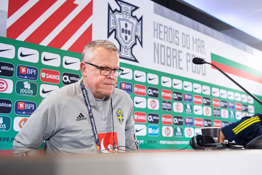 Head coach Janne Andersson of the Swedish national football