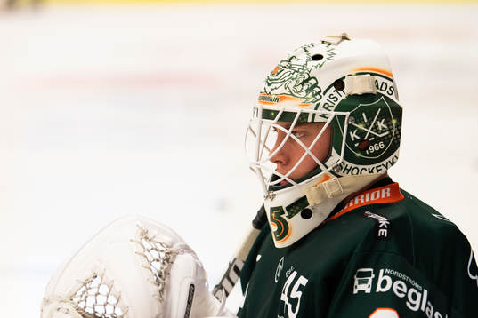 Kristianstads målvakt Calle Clang
