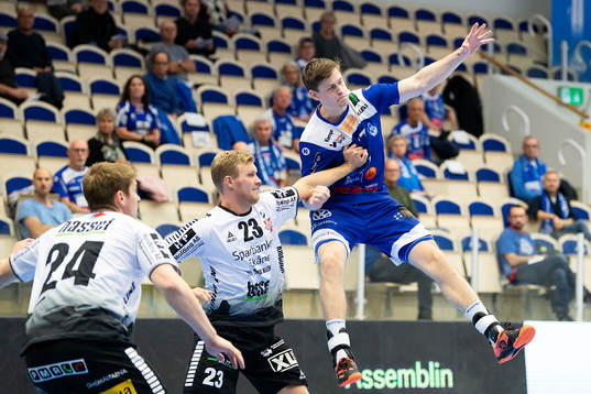 Alingsås Andreas Lang och IFK Ystads Jesper Gustavsson