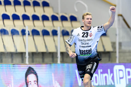 IFK Ystads Jesper Gustavsson jublar