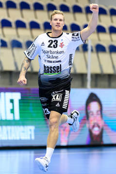 IFK Ystads Jesper Gustavsson jublar