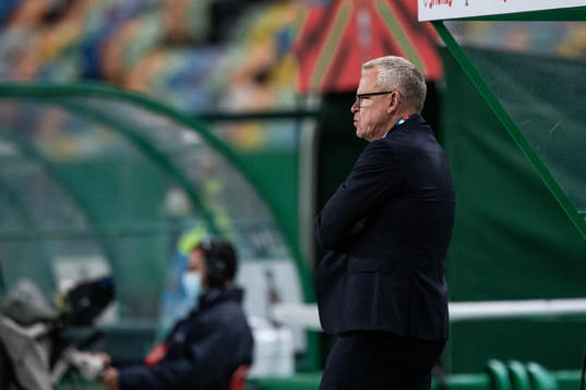 head coach Janne Andersson of Sweden
