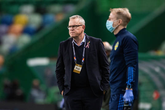 head coach Janne Andersson of Sweden