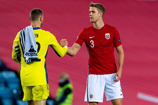 Goalkeeper Trevor Carson of Northern Ireland and Kristoffer