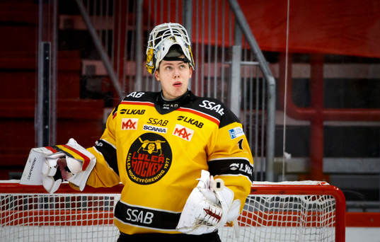 Luleås målvakt Jesper Wallstedt