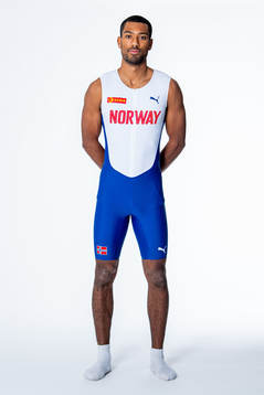 Jonathan Quarcoo of the Norwegian national athletics team