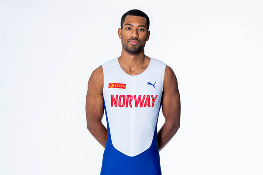 Jonathan Quarcoo of the Norwegian national athletics team