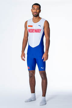 Jonathan Quarcoo of the Norwegian national athletics team