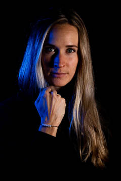 Hedda Hynne of the Norwegian national athletics team poses