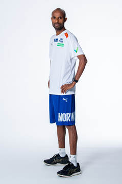 Weldu Negash Gebretsadik of the Norwegian national